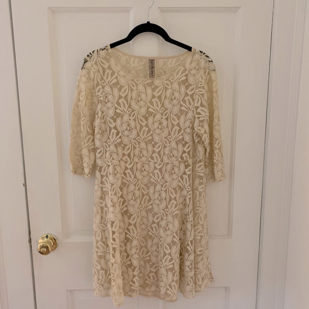 Free People Lace Shift Dress